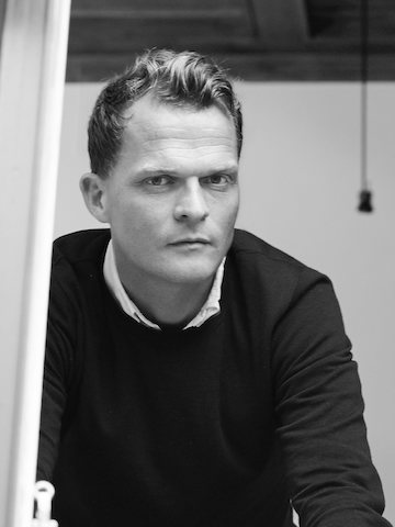 A designer bio photo featuring Andreas Engesvik on the left.
