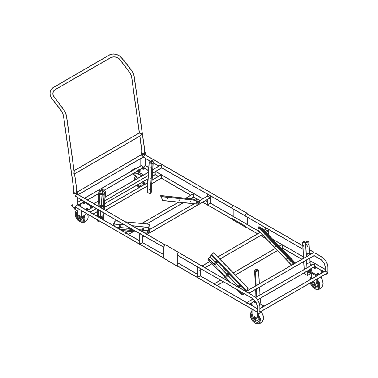 A line drawing - Pronta Cart