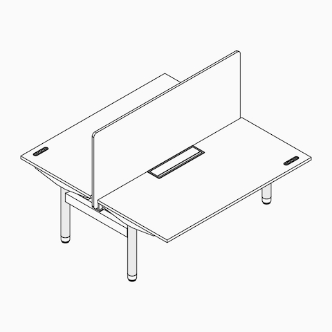 A line drawing of a Ratio understructure.