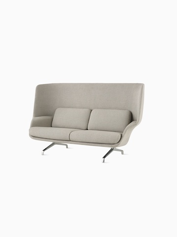 A two-seat, high-back Striad Sofa, viewed from the front at an angle.