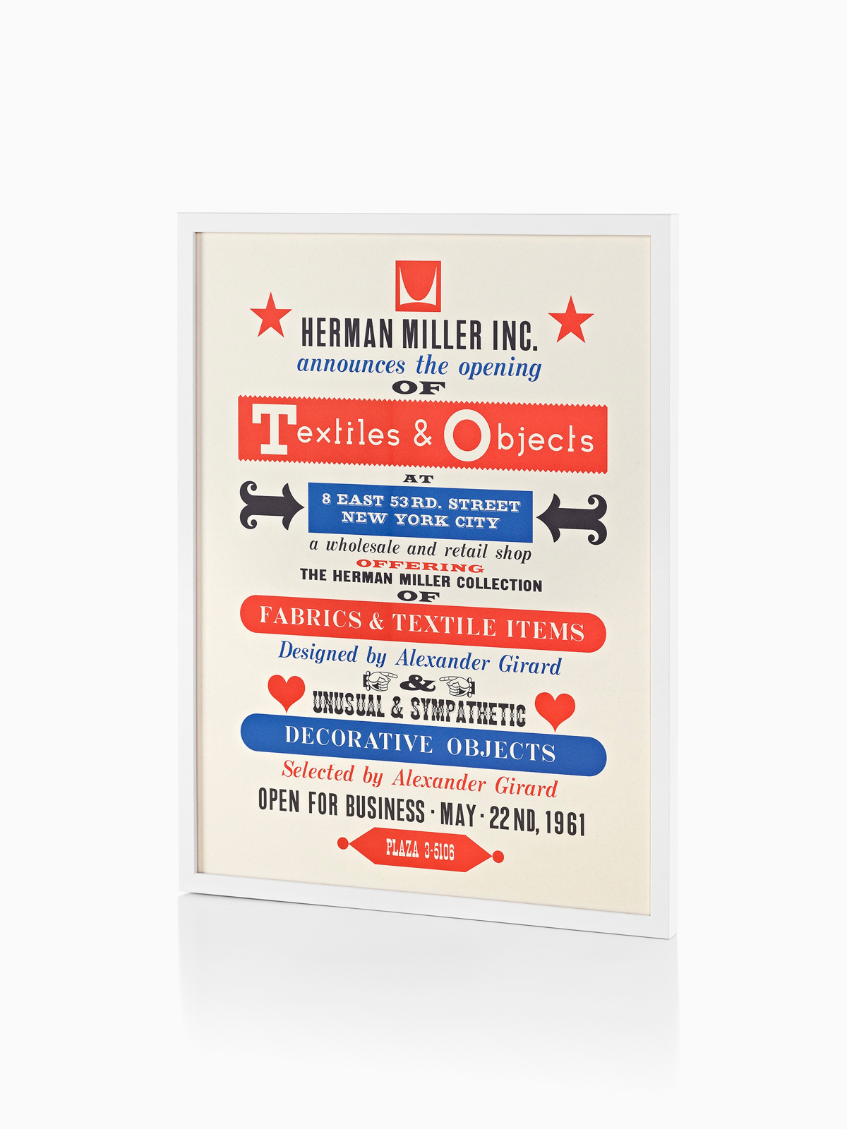 Textiles & Objects Poster