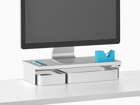 Un estante de plataforma de monitor Ubi.