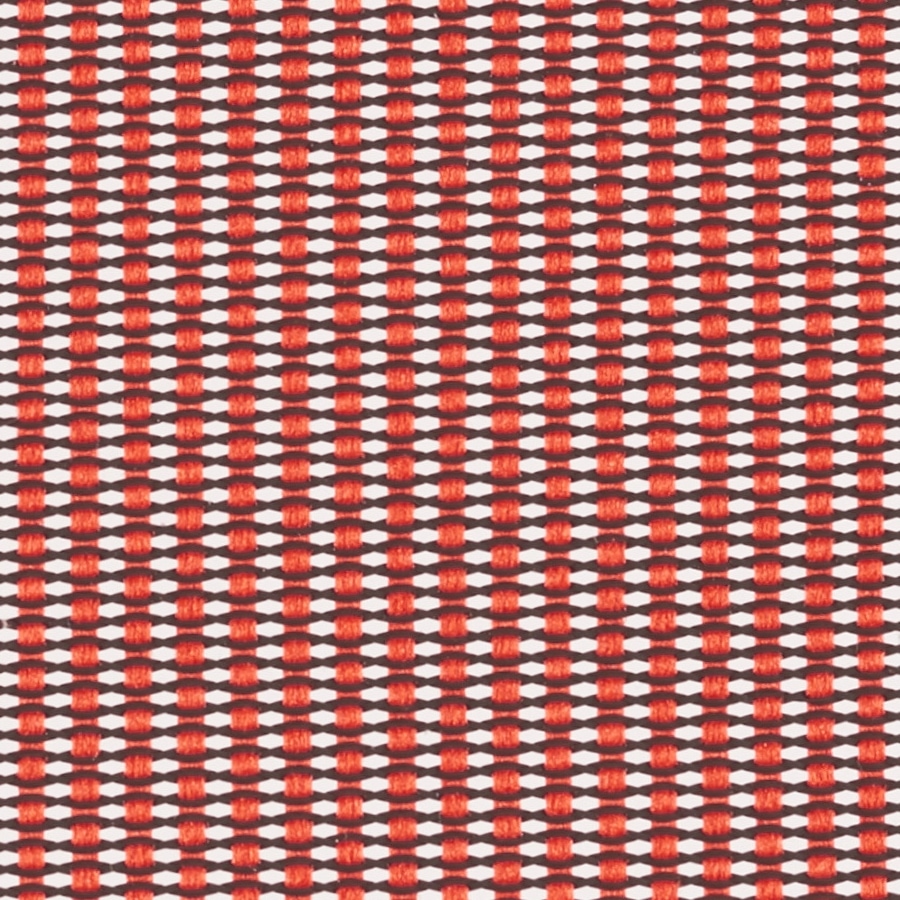 Imagen de muestra del material textil tejido de un taburete Verus en rojo. Seleccione para ver todas las opciones textiles en la herramienta de recursos de diseño.