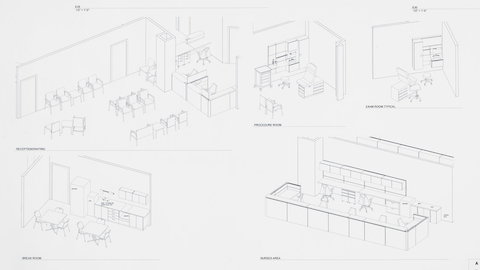 Customer floor plans and elevation drawings.
