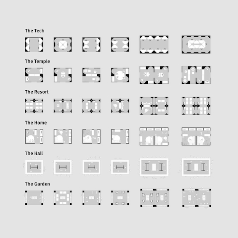 The kit of parts from design firm SLAB. The kit of parts from design firm SLAB.