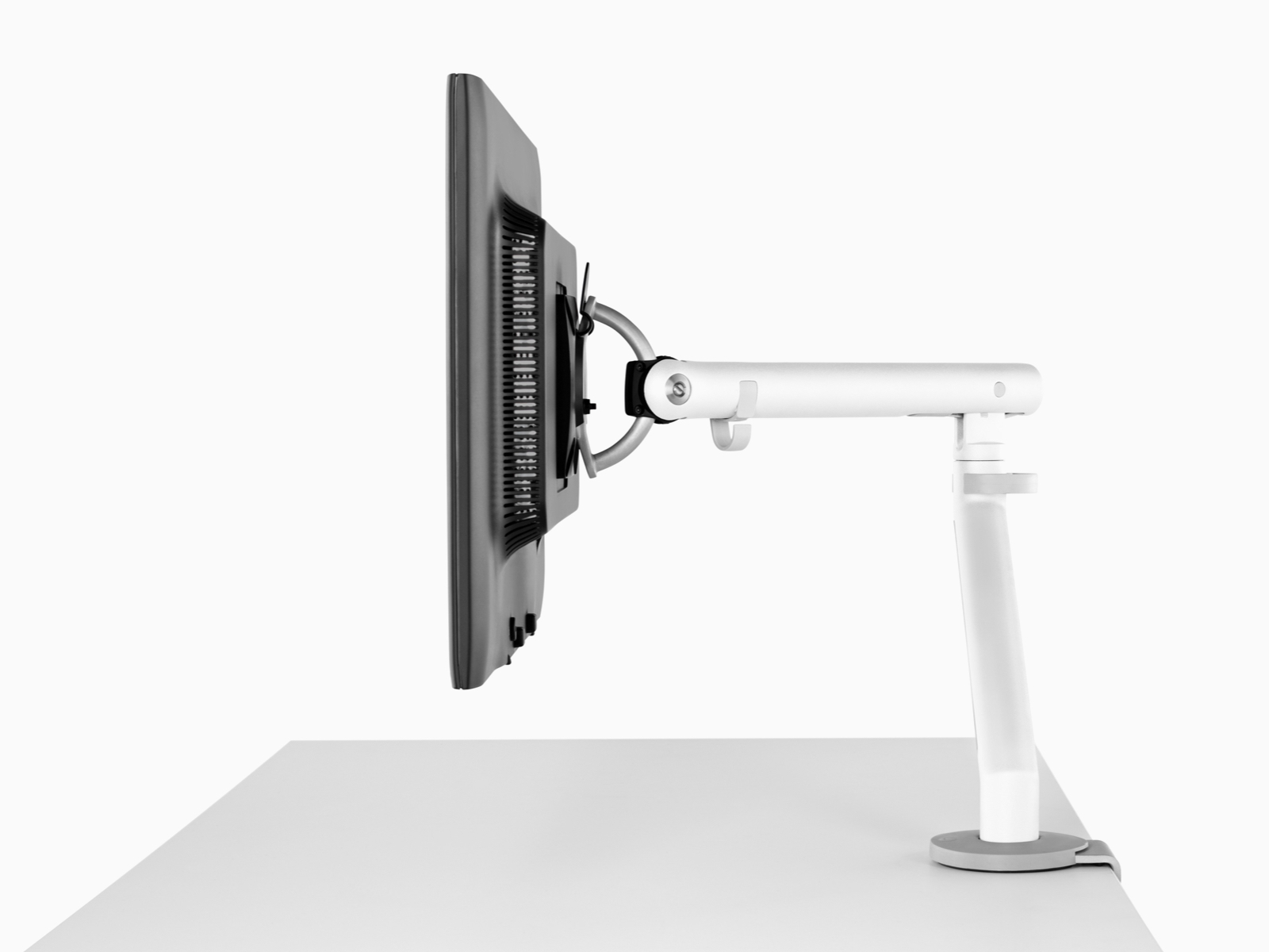 Flo ondersteuning van enkele monitor in wit