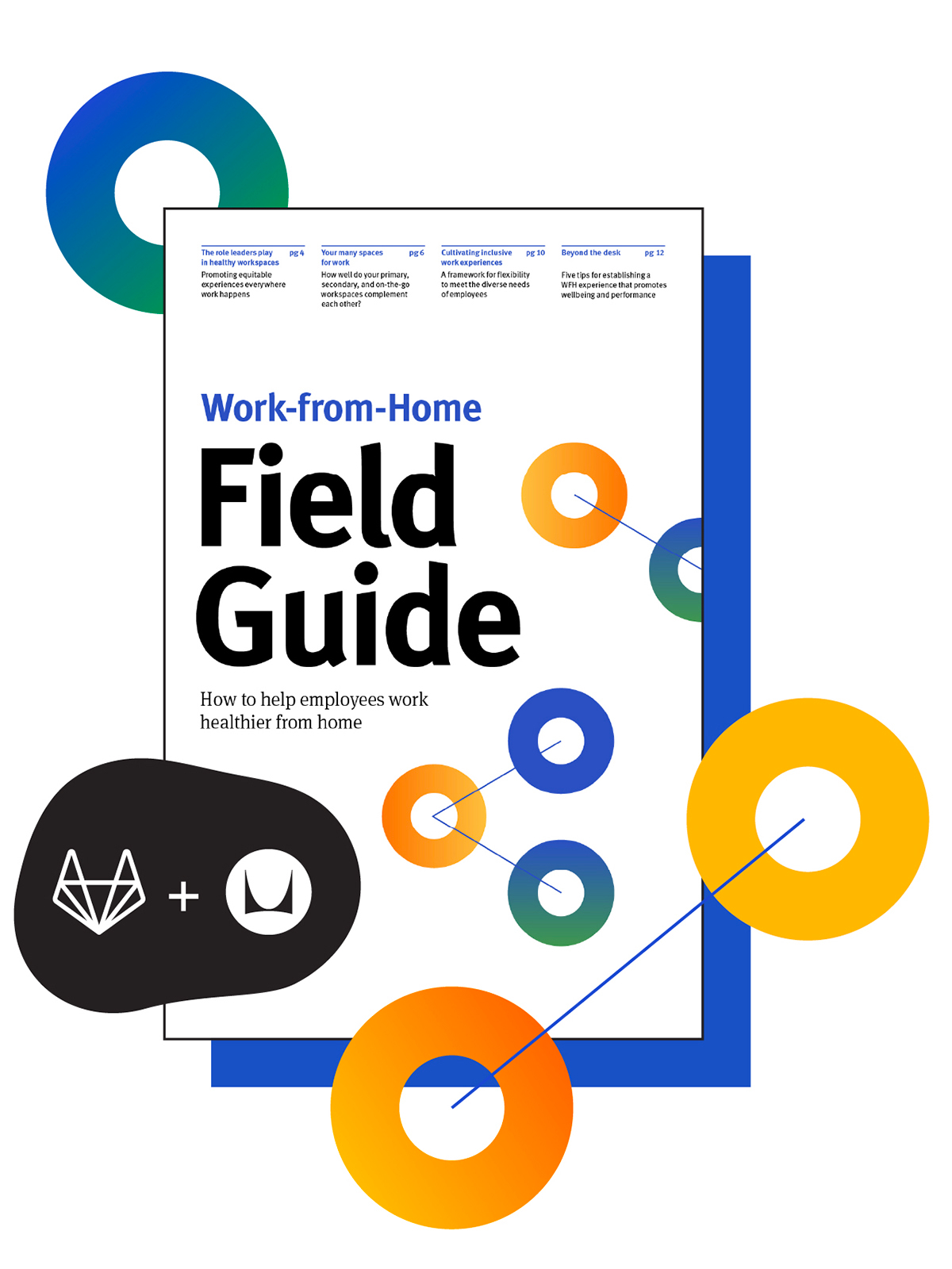 The front cover of the Work-from-Home Field Guide, a collaboration between the remote work experts at GitLab and Herman Miller.