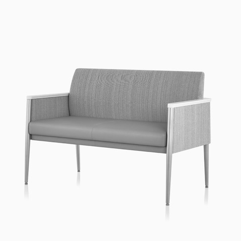 Palisade Multiple Seating with light gray upholstery.