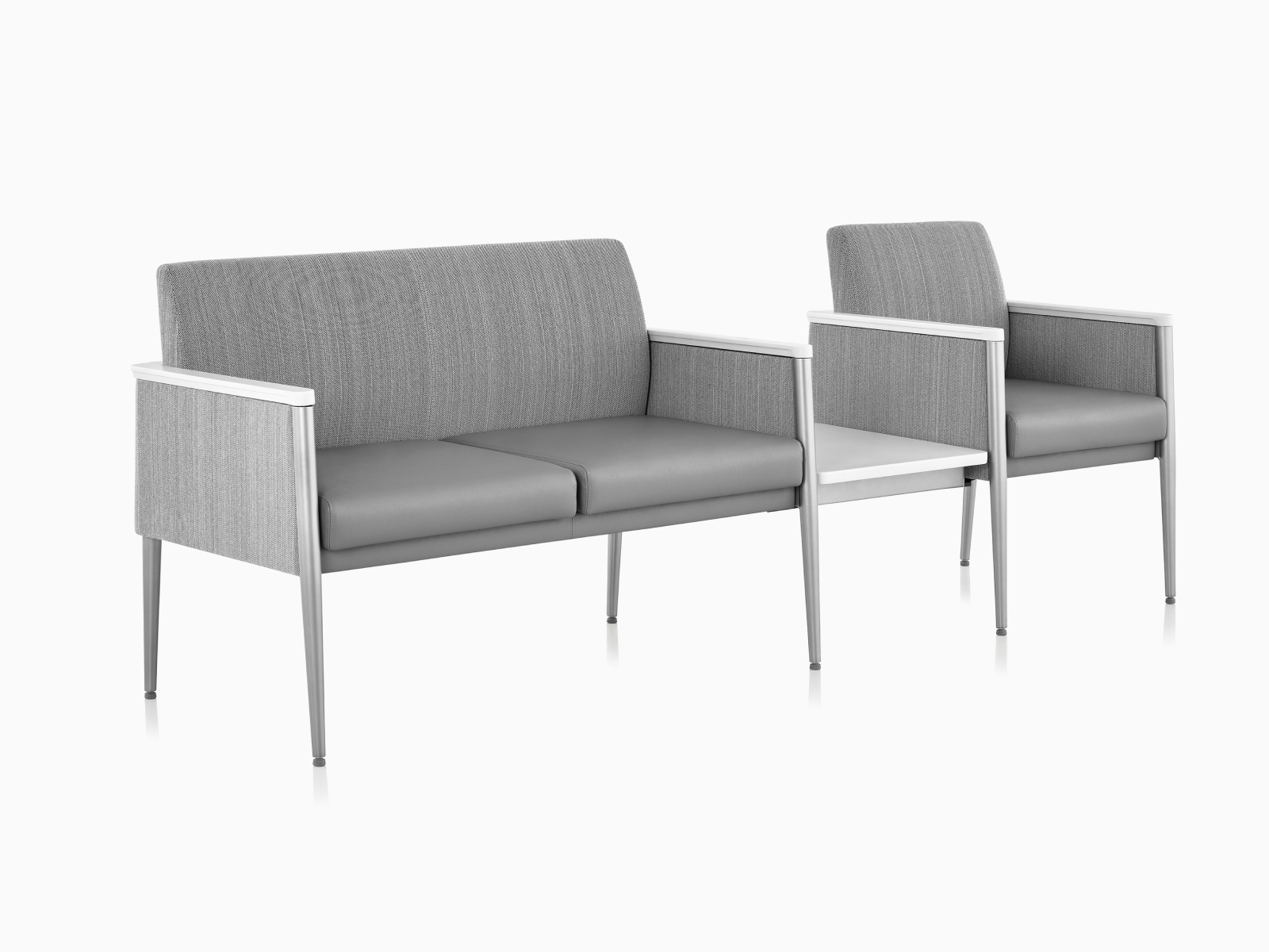 Front three-quarter view of Palisade Multiple seating on white sweep.