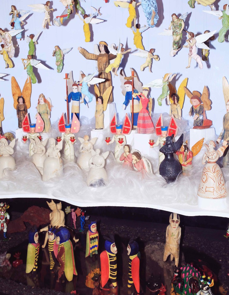 None of the pieces in the museum are labeled. Objects from diverse cultures are displayed together to demonstrate that there is only one mankind. None of the pieces in the museum are labeled. Objects from diverse cultures are displayed together to demonstrate that there is only one mankind.
