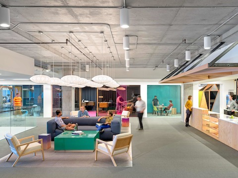 Designed by O+A, Cisco's San Francisco offices offer a varied Designed by O+A, Cisco's San Francisco offices offer a varied
