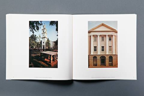 St. John's Church in Richmond, Virginia; County Courthouse in Charleston, South Carolina.