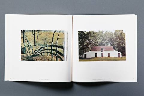 Rail fence in Virginia; Barn at Tuckahoe, near Richmond, Virginia.