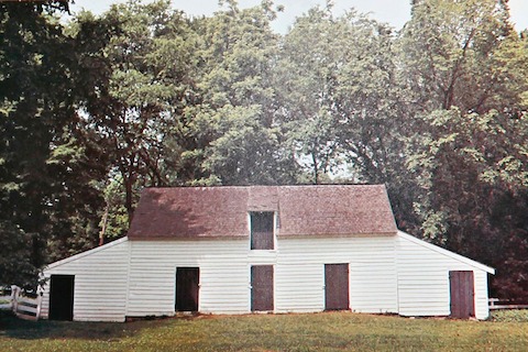 Barn at Tuckahoe, near Richmond, Virginia.