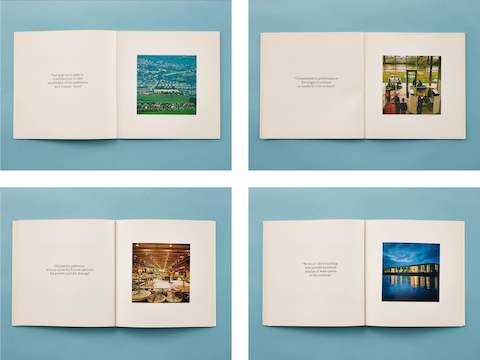 Spreads from Statement of Expectations, published in 1976. Spreads from Statement of Expectations, published in 1976.