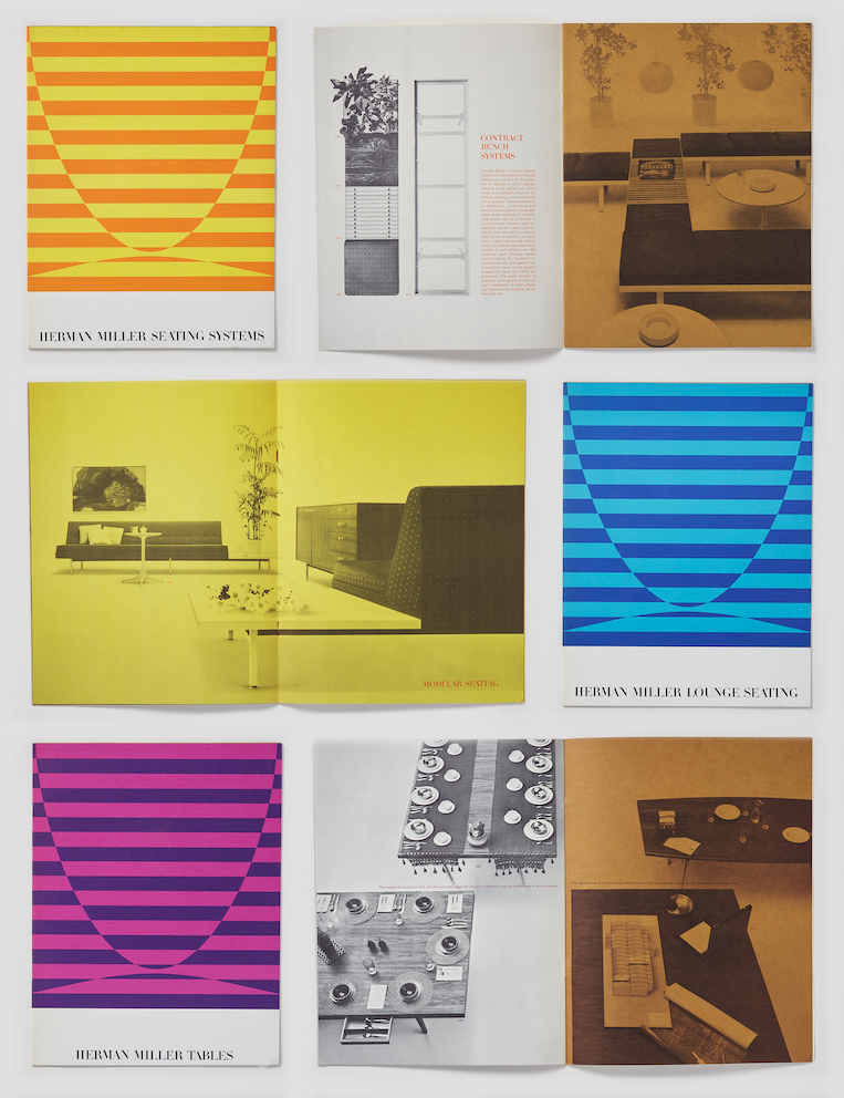 Tomoko Miho catalog designs for Herman Miller