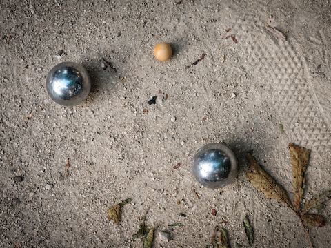 Petanque balls, Milan Italy