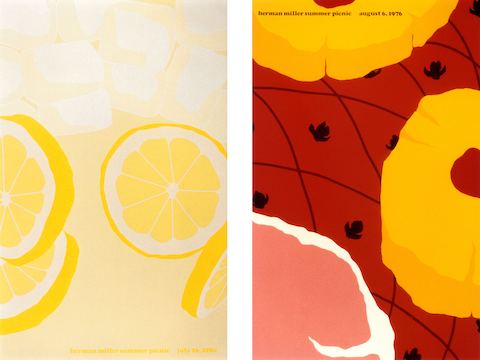 LEFT: 1980 Lemonade Poster RIGHT: 1976 Ham Poster