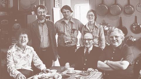 The kitchen project team, 1977.  THF286963