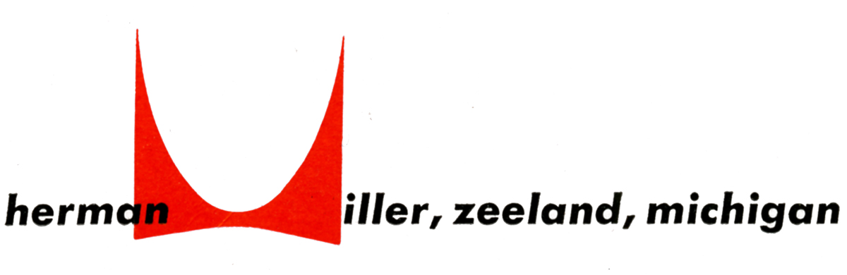 Herman Miller brand identity designed by Irving Harper, 1946