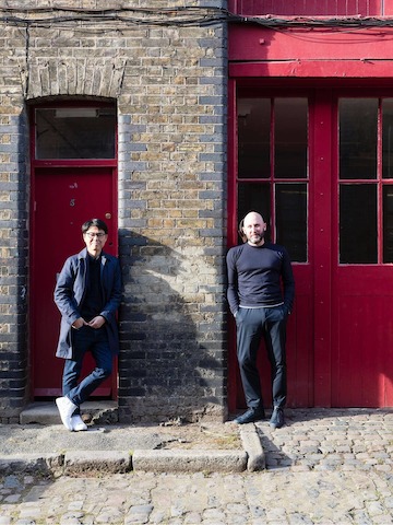 Joohee Lee and Richard Stevens of forpeople. Joohee Lee and Richard Stevens of forpeople.