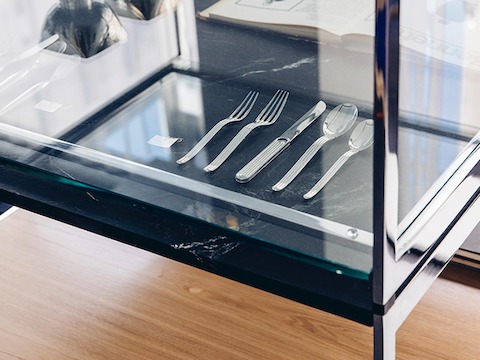 Vintage flatware designed by Ward Bennett for Sasaki. Vintage flatware designed by Ward Bennett for Sasaki.