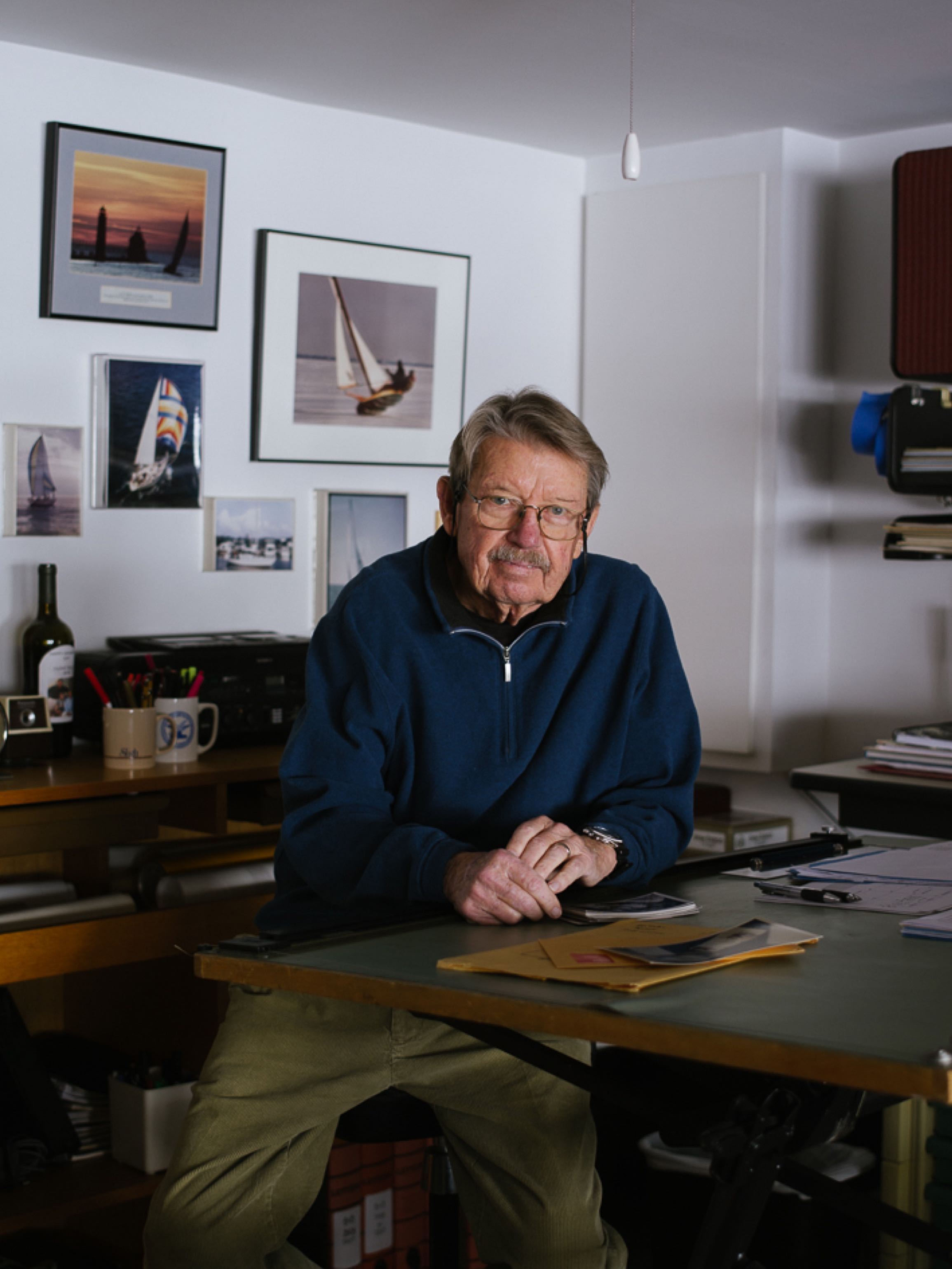 Jack Kelley in his home office Jack Kelley in his home office