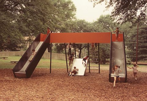 Playscapes, Piedmont Park, Atlanta, GA., 1976.