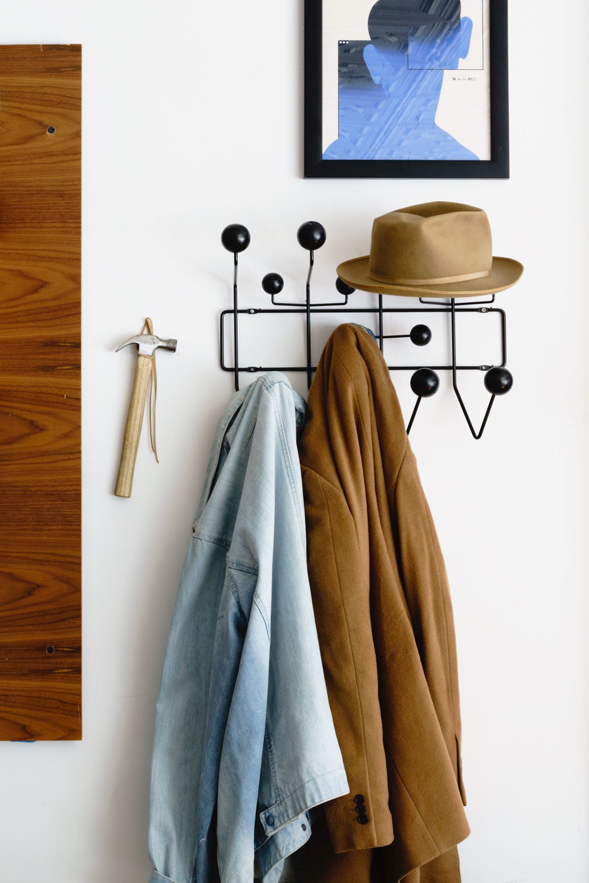An Eames Hang-It-All is a beautiful and functional addition to the store.