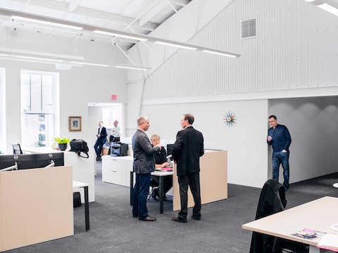 With all of the executives working in one place, decisions that would normally take weeks can now be resolved with a quick conversation. With all of the executives working in one place, decisions that would normally take weeks can now be resolved with a quick conversation.