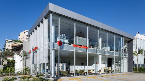 Exterior view of a Herman Miller showroom. Select to find Herman Miller showrooms around the world.